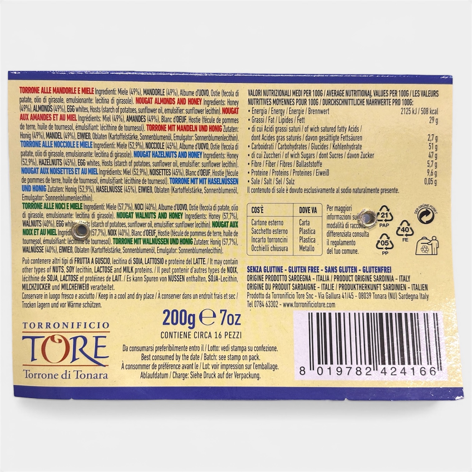 Torroncini Morbidi - Torronificio Tore