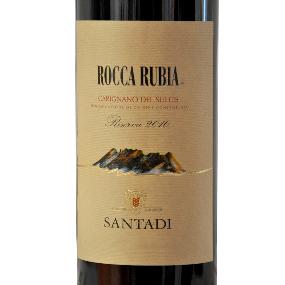Rocca Rubia Carignano del Sulcis DOC Riserva - Cantina Sociale di Santadi
