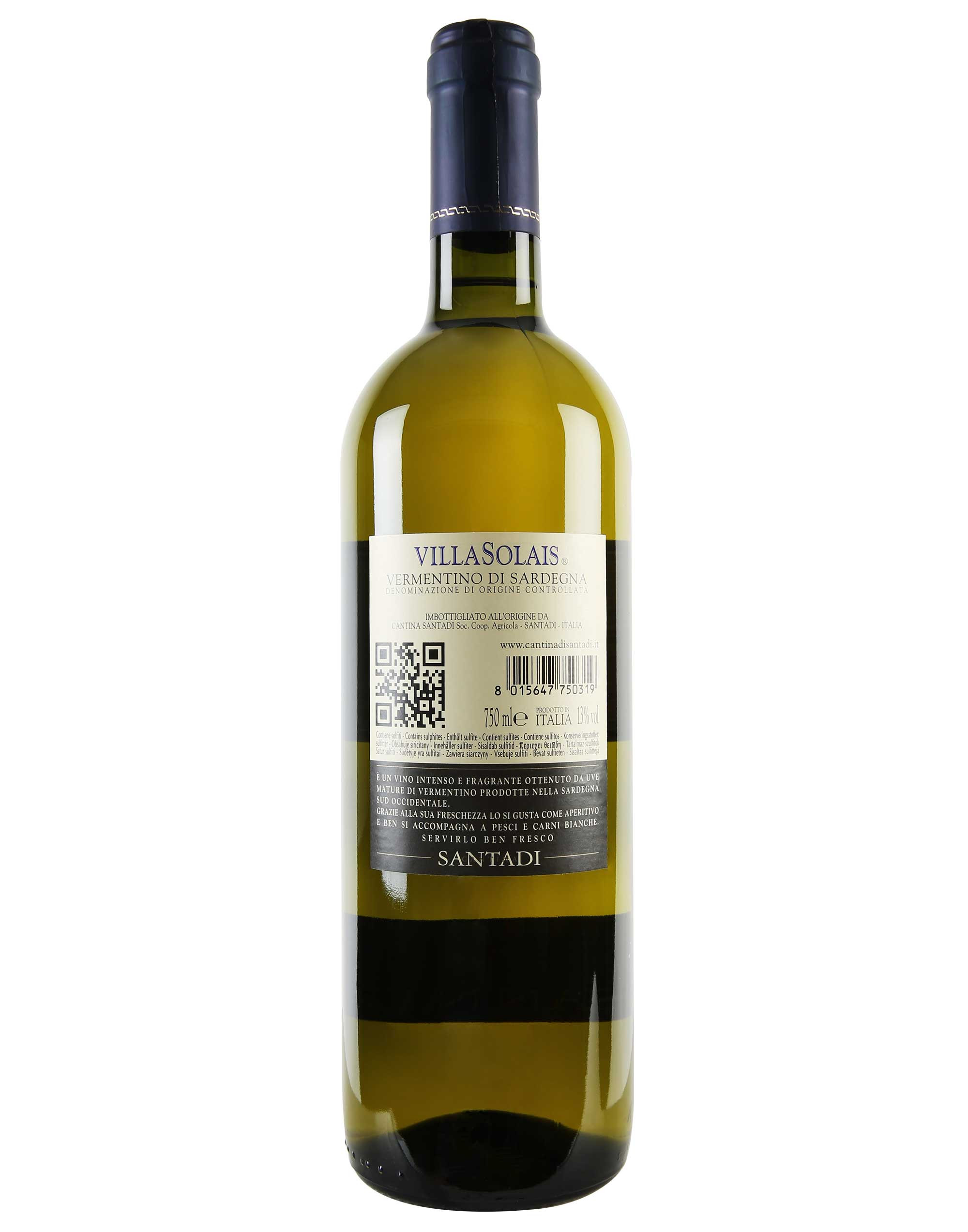 Vermentino di Sardegna “Villa Solais” - Cantina Sociale di Santadi