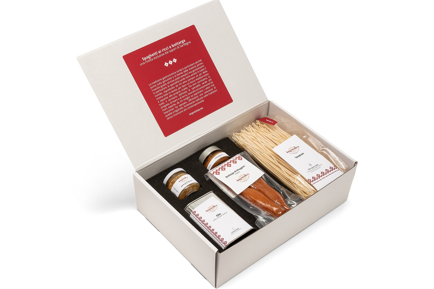 Sono ben dieci le confezioni regalo gourmet proposte da Imprentas, cofanetti che portano la Sardegna a tavola tua con tanto gusto e la ricerca di prodotti unici, eccellenze dell’isola.