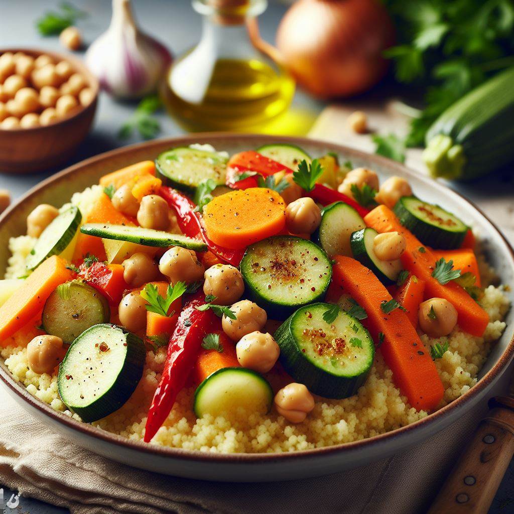 Fregula con verdure