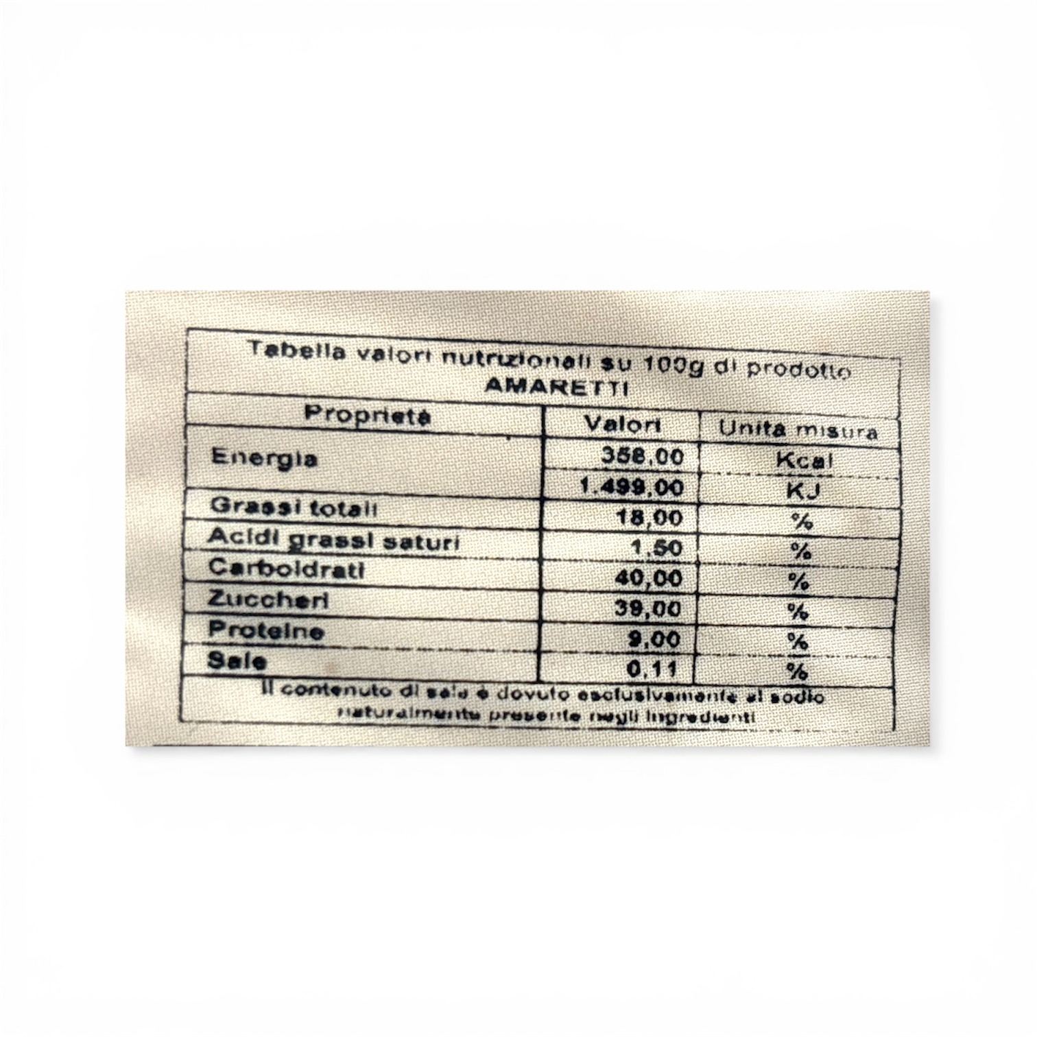 Amaretti - Biscottificio Corronca