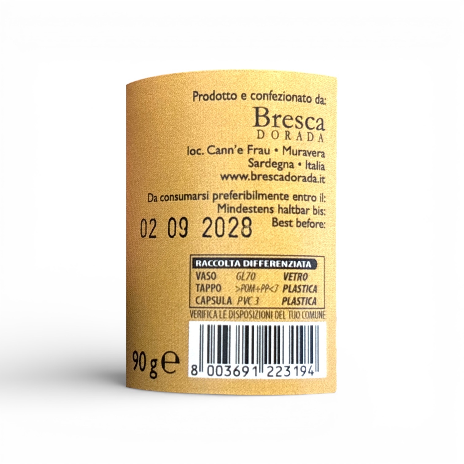Sale di Sardegna Aromatizzato al Rosmarino - Bresca Dorada