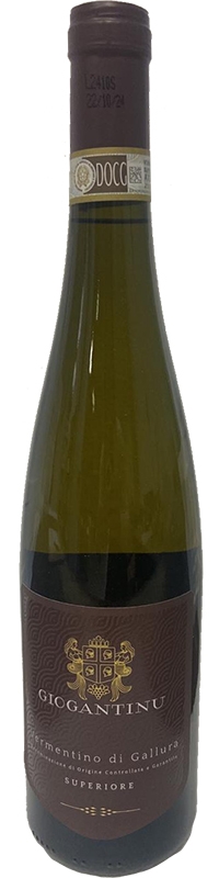 Superiore Vermentino di Gallura Superiore DOCG - Cantina Giogantinu
