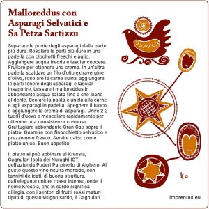 Box Malloreddus con Asparagi Selvatici e Sa Petza Sartizzu - dello Chef Achille Melis