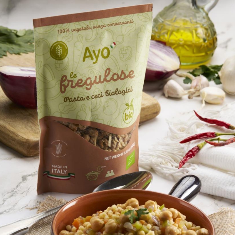 Le Fregulose Pasta e Ceci Biologici - Ayo Alimenti