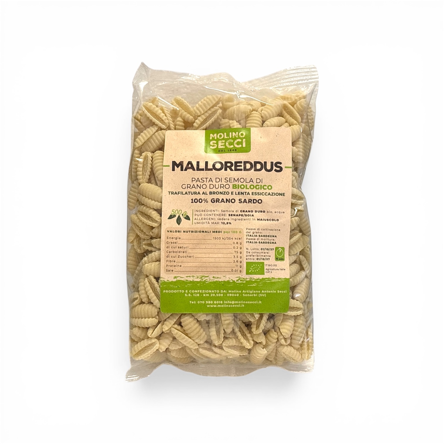 Malloreddus Bio - Molino Secci
